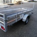 Remorque simple essieu aluminium 300x132 cm