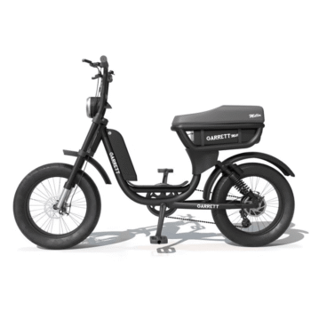Vélo électrique biplace cargo garrett miller x, batt simple, pneus route