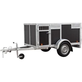 Remorque 4 chiens marron BW Trailers