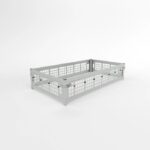Rehausses de ridelles grillagées +40cm acier pour BASIC/PREMIUM/MAXI 201