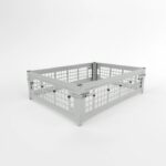 Rehausses de ridelles grillagées +40cm acier pour BASIC 150